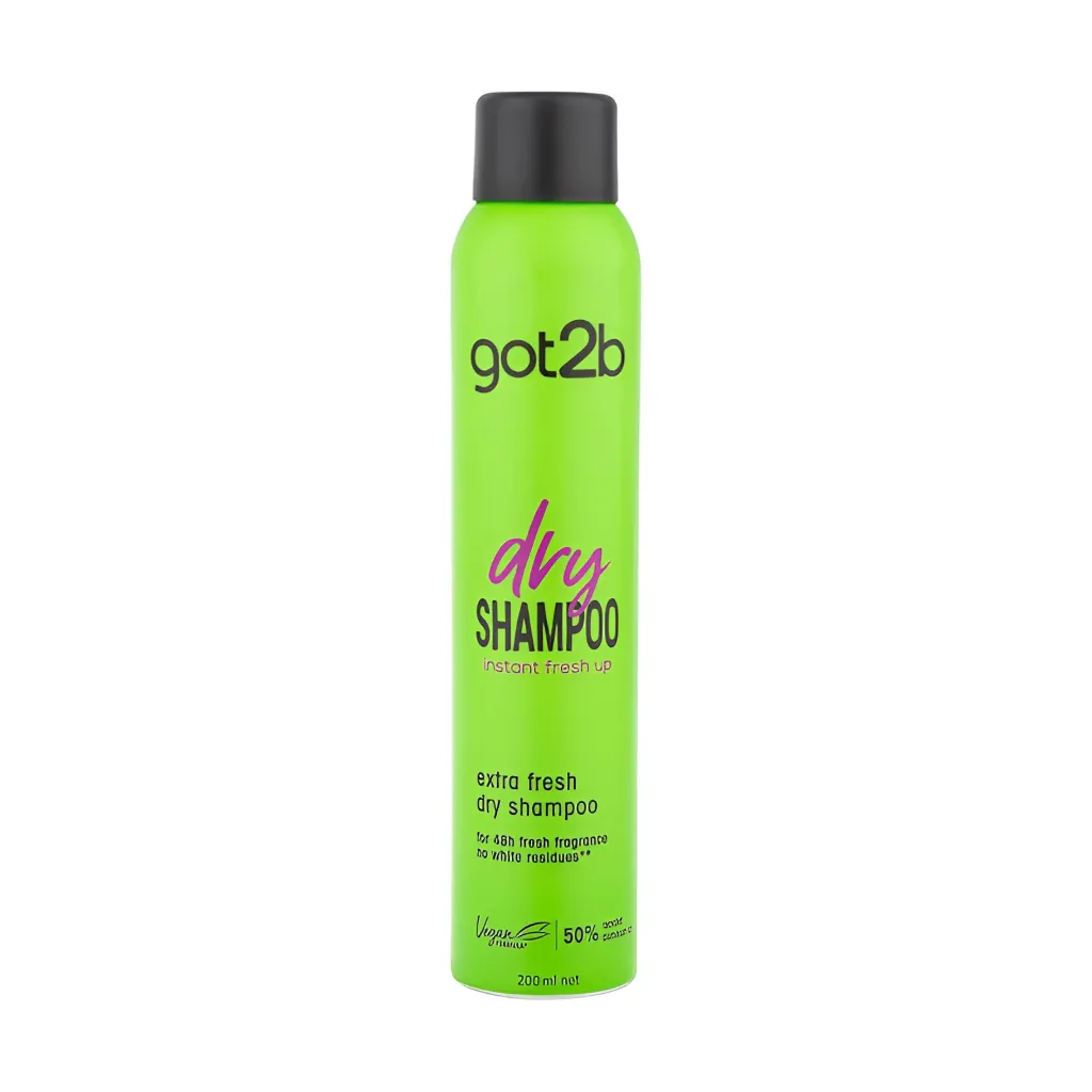 [DHS-G2B-GREEN-200ML] اسپری شامپو خشک شوآرزکوف got2b - Extra Fresh (200 میلی‌لیتر)